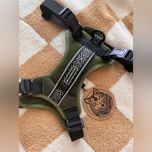 Wilderdog Green Dog Harness - Medium